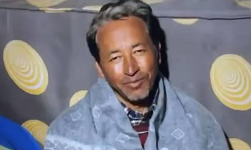 سونم وانگچک اور دیگر کی گرفتاری کے خلاف لداخ میں احتجاج سونم وانگچک