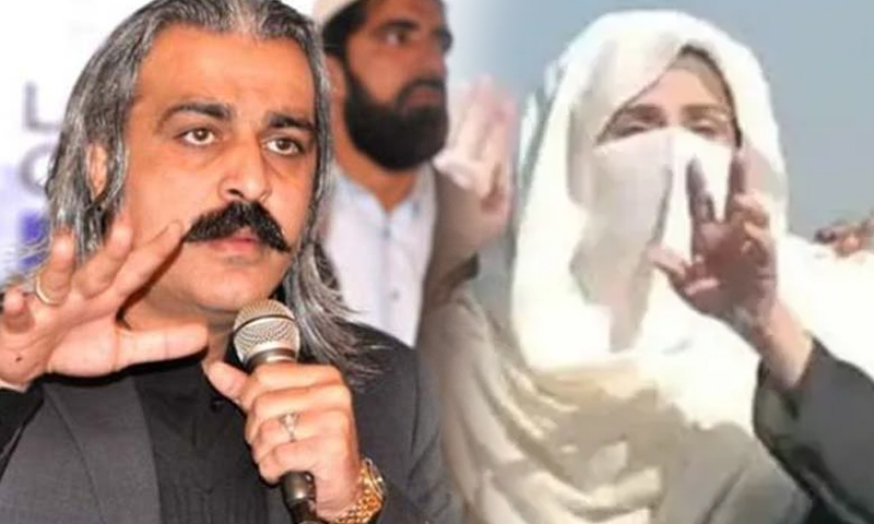 علی امین گنڈا پور اور بشریٰ بی بی مانسہرہ پہنچ گئے علی امین گنڈا پور