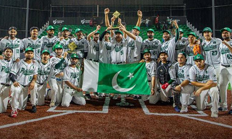پاکستان بیس بال یونائیٹڈ عرب کلاسک کا چیمپیئن بن گیا بیس بال یونائیٹڈ عرب