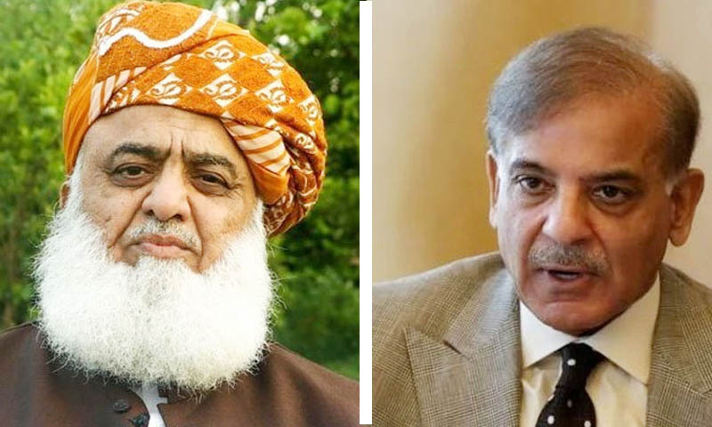 وزیراعظم شہبازشریف کی مولانا فضل الرحمان کو مدارس بل پاس کی یقین دہانی شہباز شریف اور فضل الرحمان