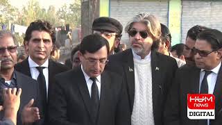 🔴LIVE : PTI Leaders Media Talk at Adiala Jail | Hum News