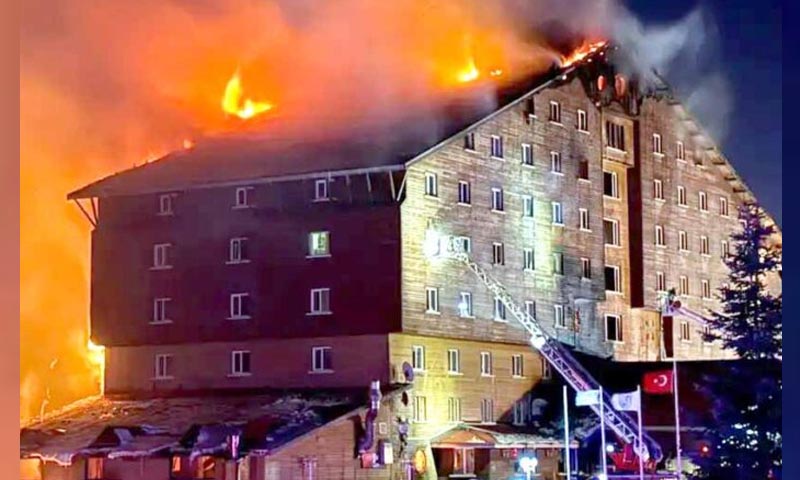 پاکستانی حکومت اور عوام ترکی ہوٹل میں لگنے والی آگ پربہت افسردہ، ترجمان دفتر خارجہ ترکی آگ