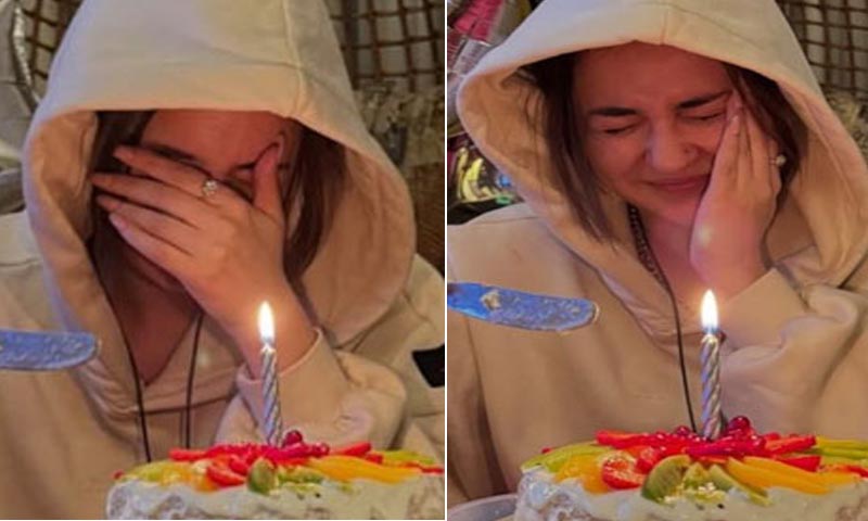 ہانیہ عامر کی پری برتھ ڈے، اداکارہ جذباتی ہو گئیں ہانیہ عامر