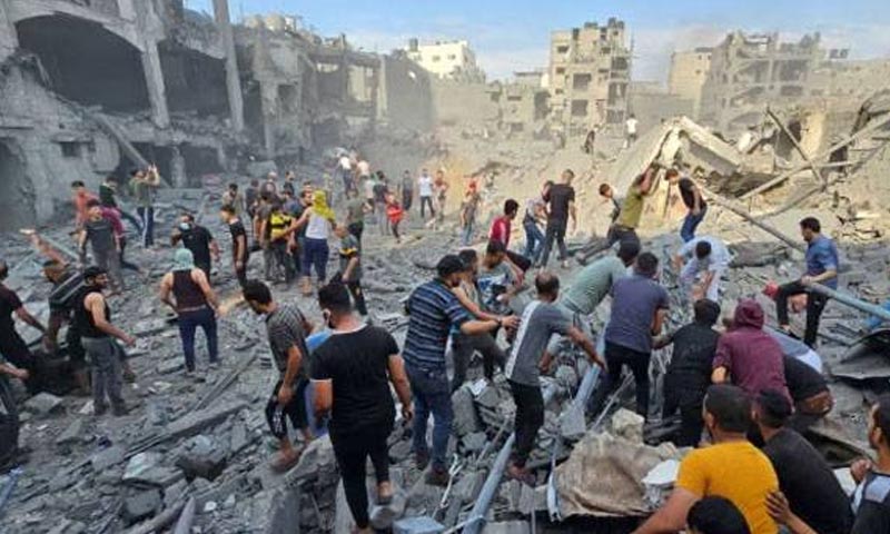 اسرائیلی فورسز کی غزہ پر جارحیت جاری، مزید 45 فلسطینی شہید غزہ