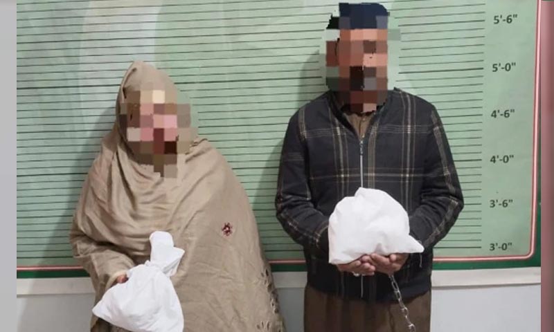 سعودیہ جانیوالی خاتون کے پیٹ سے ہیروئن بھرے 75 کیپسول برآمد کیسپول برآمد