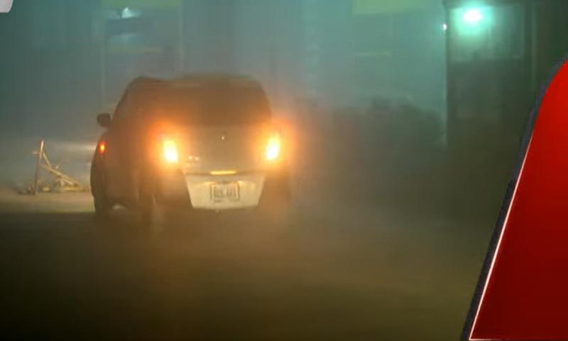 دھند،موٹروے بند