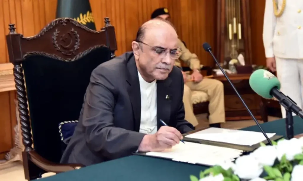 صدر مملکت آصف زرداری