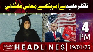 Hum News Headlines | Doc Afia Unqualified Apology | 04 PM
