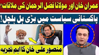 Imran Khan and Maulana Fazal Ur Rehman Meeting? | Mansoor Ali Khan | Hum News