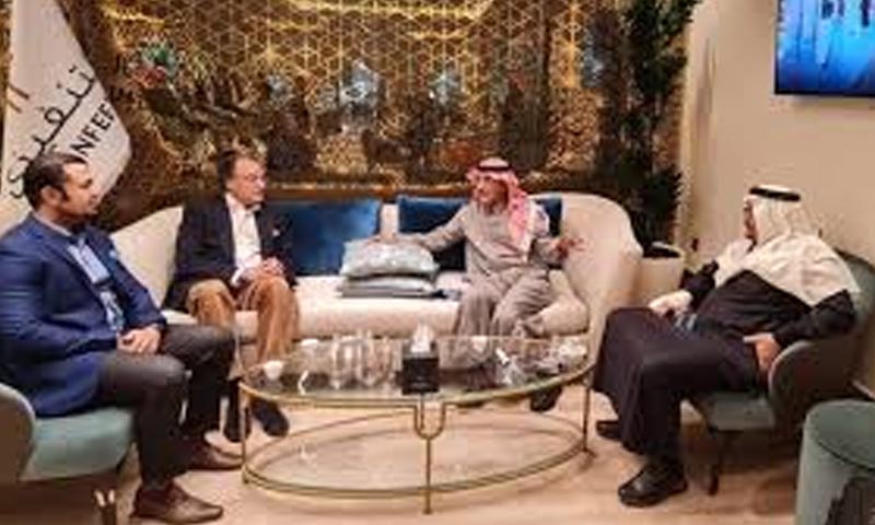 وزیرخزانہ محمد اورنگزیب کی سعودی ہم منصب سے ملاقات ہم منصب سے ملاقات