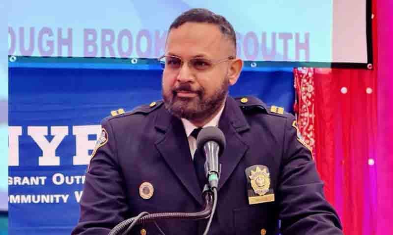 پاکستانی نژاد کیپٹن وحید کو نیویارک پولیس میں ڈپٹی انسپکٹر کا عہدہ مل گیا کیپٹن وحید