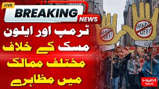 Protests Against Trump and Elon Musk Erupt Worldwide