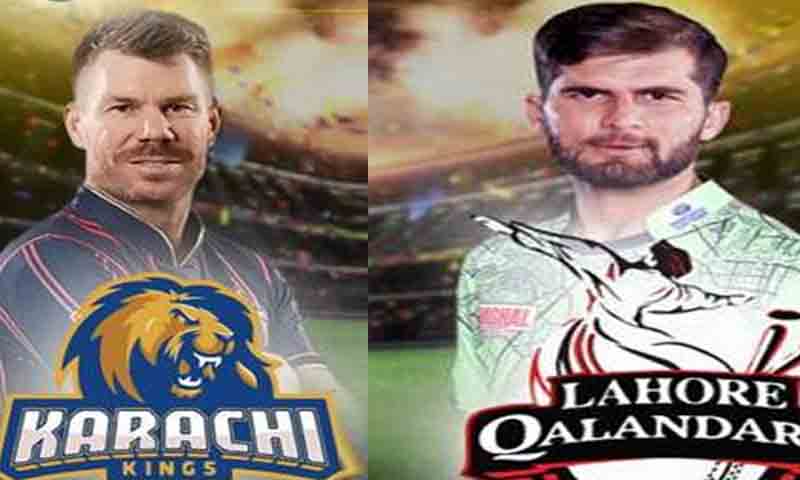 پی ایس ایل 10: لاہور قلندرز اور کراچی کنگز آج آمنے سامنے ہوں گے آج میچ