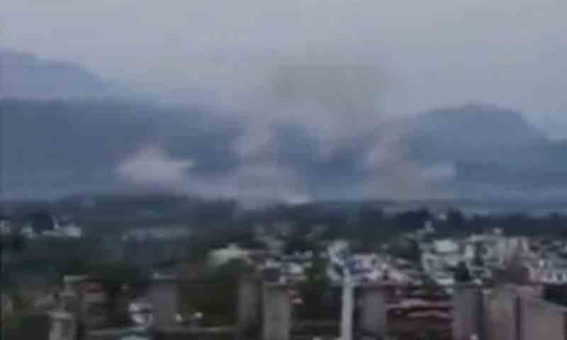 بھارتی ایئربیس تباہ