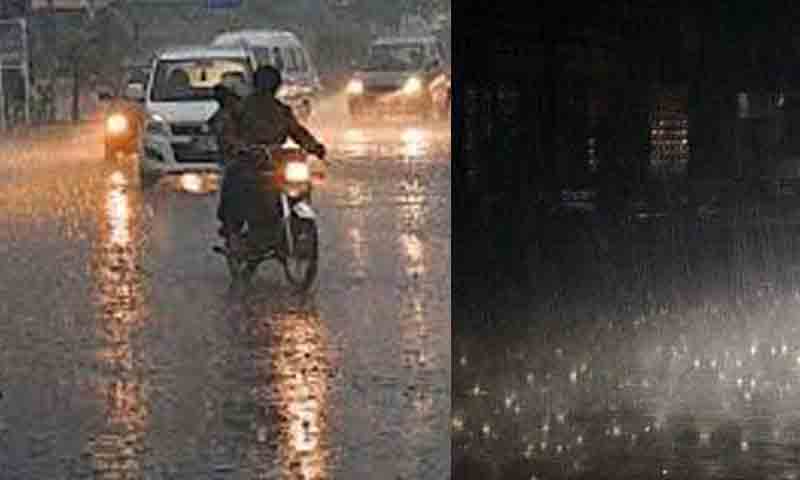 سندھ کے مختلف شہروں میں گرج چمک کیساتھ بارش، کئی علاقوں میں بجلی معطل گرج چمک کیساتھ بارش