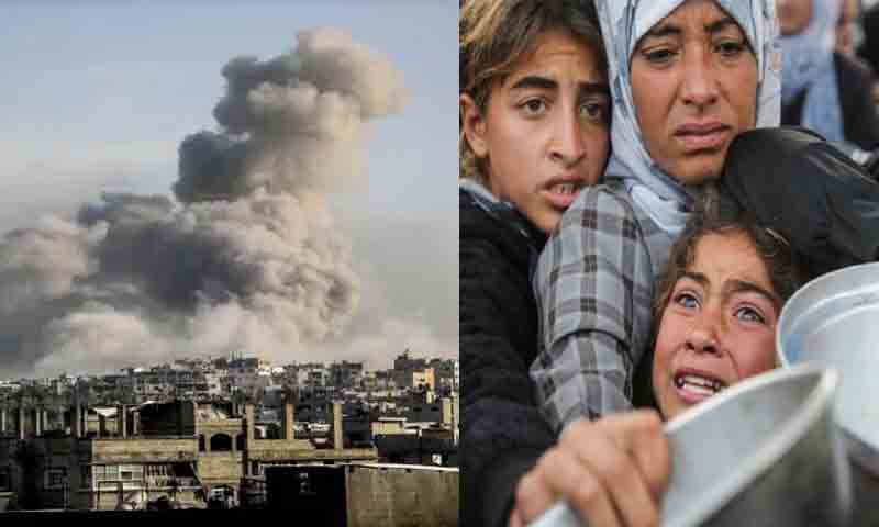 امدادی مراکز پر بمباری