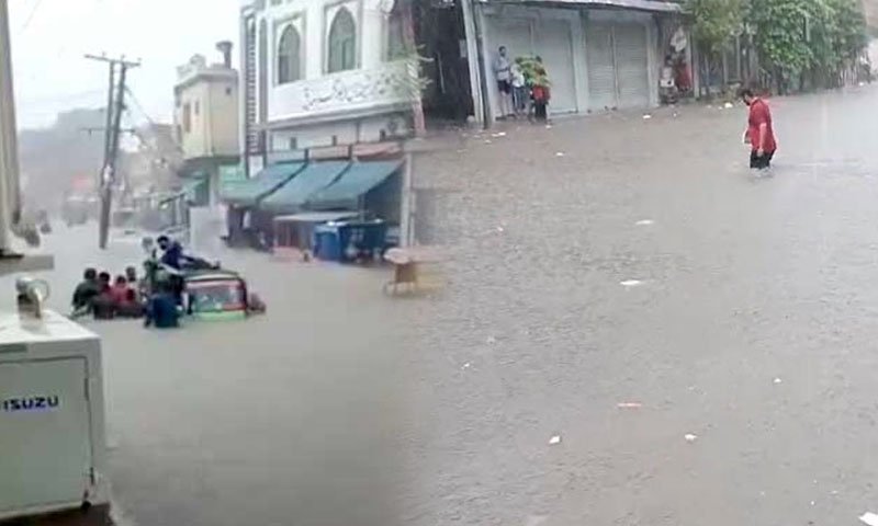 سیالکوٹ میں بارشوں کا 11 سالہ ریکارڈ ٹوٹ گیا، تعلیمی ادارے بند