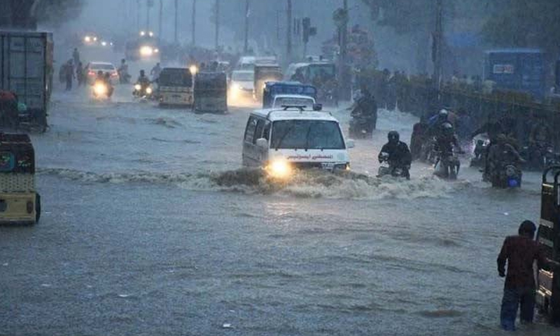 موسلادھار بارش