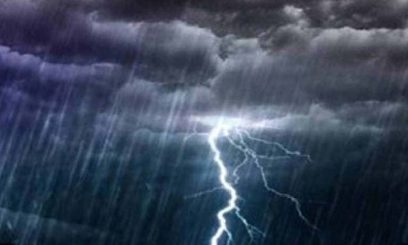 گرج چمک کے ساتھ