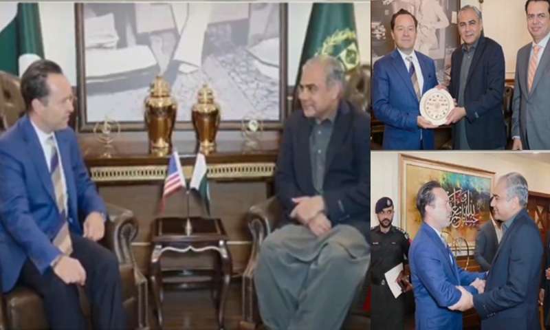 محسن نقوی سے امریکی کوآرڈینیٹر برائے انسداد دہشتگردی کی ملاقات وفاقی وزیر داخلہ