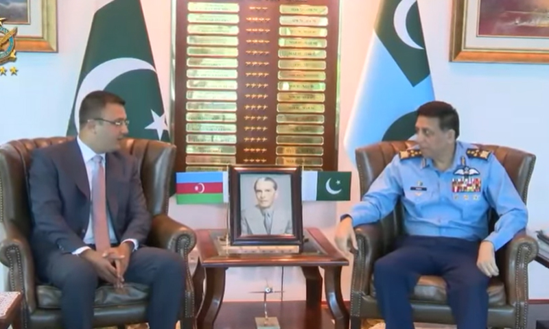 ایئر چیف سے آذربائیجان کے نائب وزیر دفاع کی ملاقات،دفاعی تعاون پر تبادلہ خیال