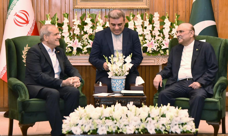 ایرانی صدر کا دورہ برادرانہ تعلقات کو مزید مستحکم کرے گا ،آصف علی زرداری