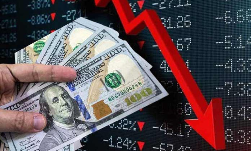 پاکستان اسٹاک ایکسچینج میں مندی، ڈالر سستا ہو گیا