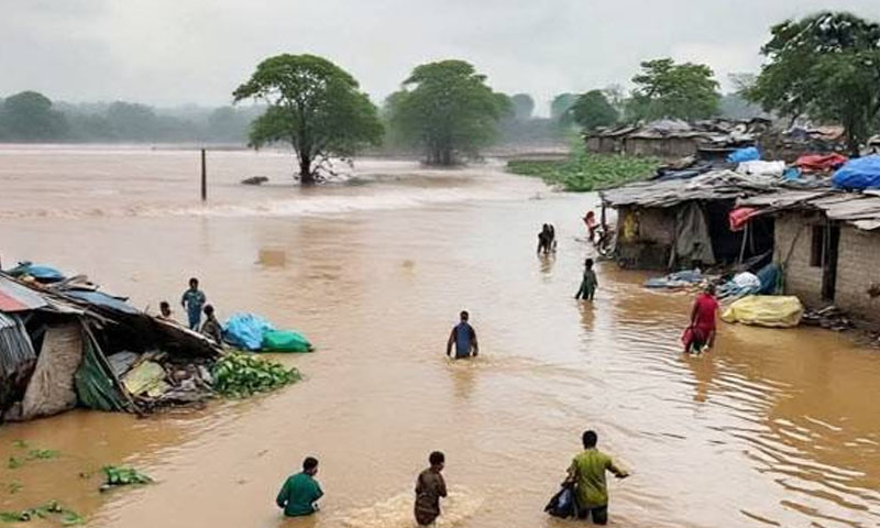 سیلاب سے 41 افراد جاں بحق، لاکھوں افراد متاثر، ہزاروں دیہات کو نقصان