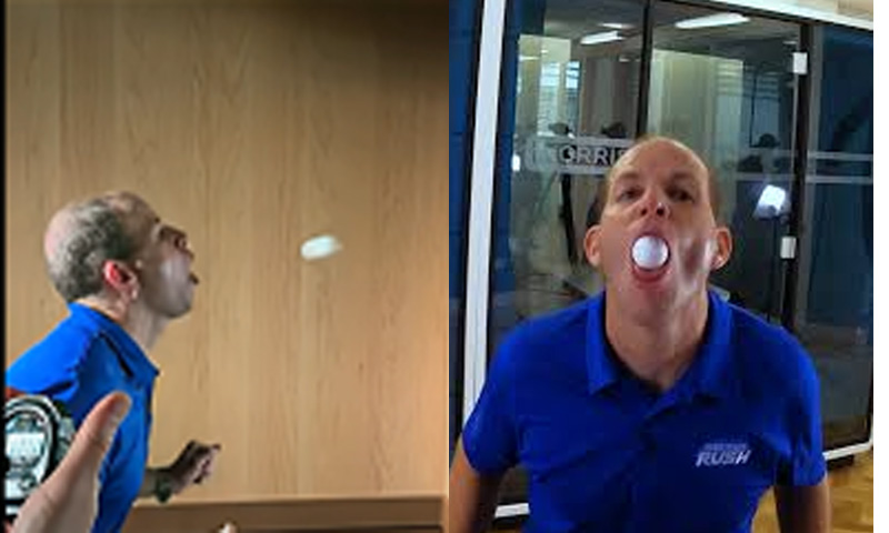 ٹینس بال 51 بار اچھالنے کا نیا عالمی ریکارڈ