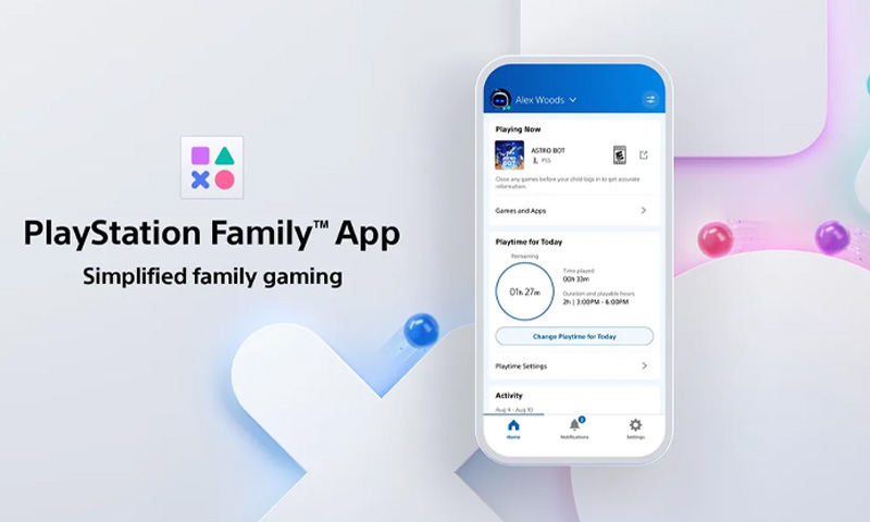 سونی کا پلے اسٹیشن فیملی ایپ