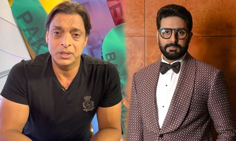 ابھیشیک بچن کا شعیب اختر کی لائیو شو کی بھول پر طنز