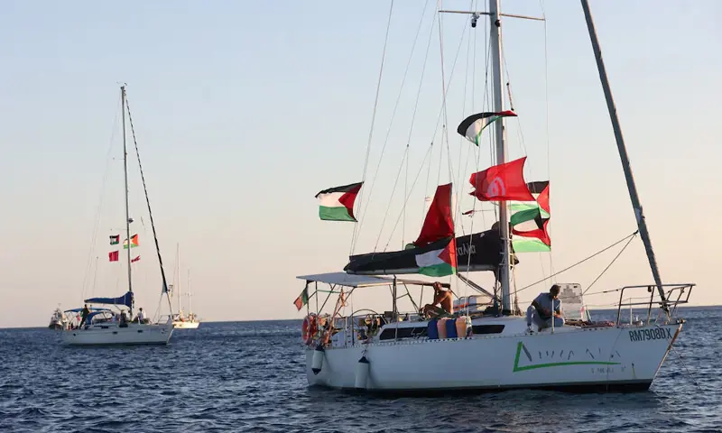 گلوبل صمود فلوٹیلا کے گرفتار 450 کارکنوں کو یورپ ڈی پورٹ کرنے کا فیصلہ global sumud flotilla
