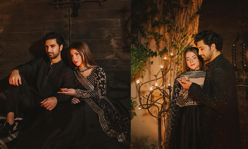 دنانیر مبین اور احد رضا میر کی برِیڈل شوٹ کی خوبصورت جھلکیاں