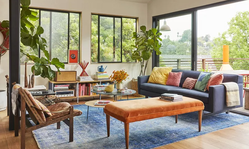 لِونگ روم کو نیا روپ دینے کے آسان اور کم خرچ طریقے