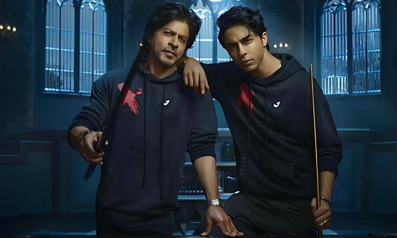 شاہ رخ خان اور آریان خان کی خفیہ انسٹاگرام ریل، مداح تجسس میں مبتلا