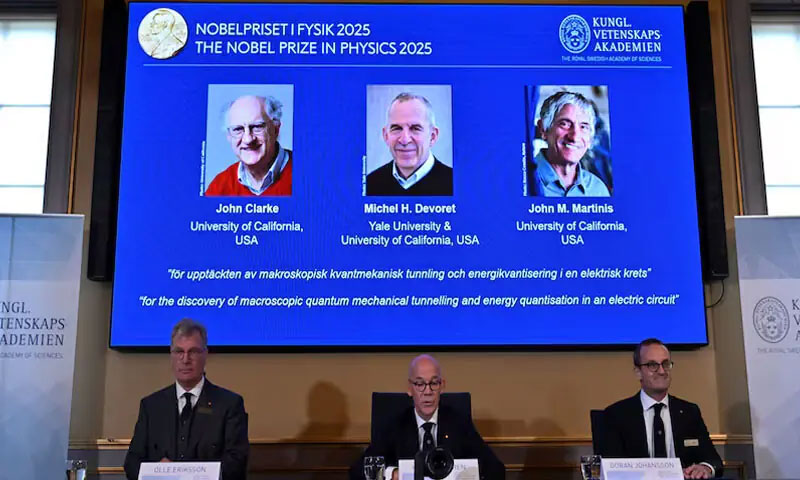 فزکس میں نوبیل انعام کا اعلان کر دیا گیا Nobel