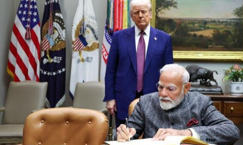 TRUMP MODI TENSION
