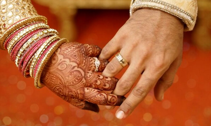 pakistani newly wed couple