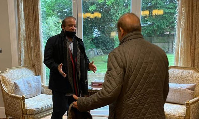 shehbaz sharif meets nawaz sharif