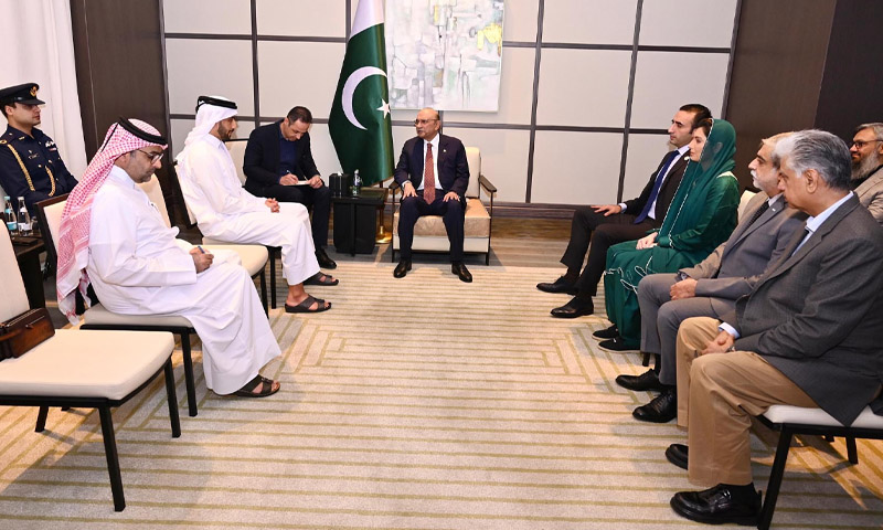 دوحہ، صدرآصف زرداری سے الجزیرہ میڈیا نیٹ ورک کے ڈائریکٹر جنرل کی ملاقات Asif Zardari