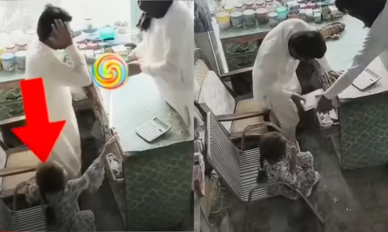 ننھی بچی کی معصومانہ حرکت نے ڈکیتی ناکام بنا دی