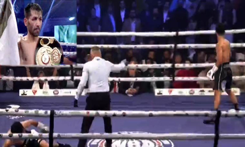 پاکستانی باکسر محمد وسیم نے ورلڈ گولڈ بینٹم کا ٹائٹل جیت لیا Boxing