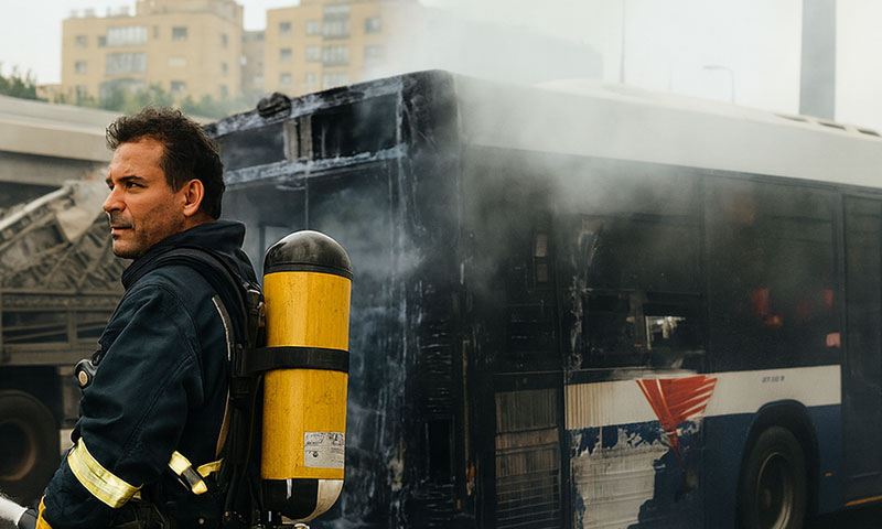 مدینہ کے قریب عمرہ زائرین کی بس کو خوفناک حادثہ؛ گیارہ بچوں سمیت 42 افراد جاں بحق