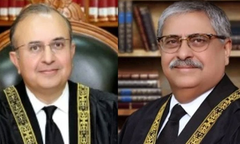 سپریم کورٹ کے جج جسٹس سید منصور علی شاہ ، جسٹس اطہر من اللہ نے استعفیٰ دے دیا mansoor ali shah