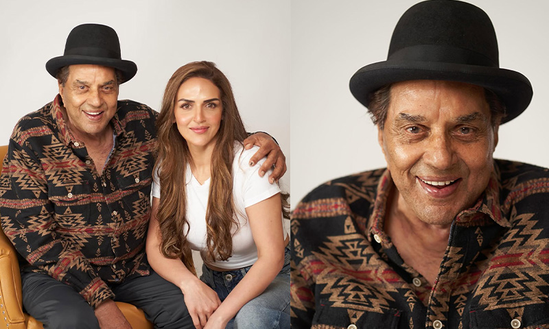 دھرمیندر کی 90ویں سالگرہ پر بیٹی ایشا دیول کا جذباتی پیغام dharmendra and esha deol