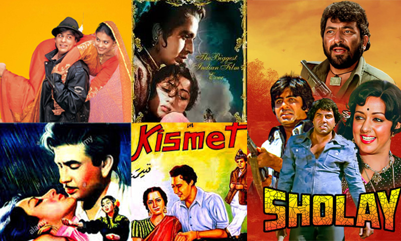 بالی ووڈ کی تاریخ کی کمائی کے اعتبار سے پانچ بہترین فلمیں