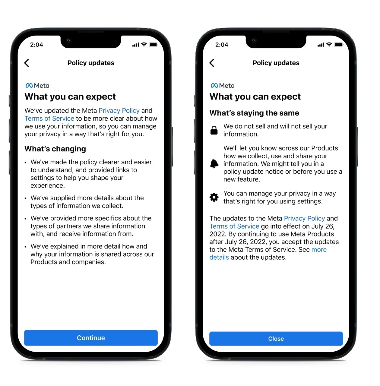میٹا کا صارفین کی پرائیویسی پر اہم بیان سامنے آگیا