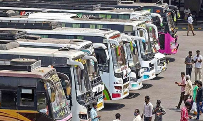پنجاب بھر میں ٹرانسپورٹرز کی پہیہ جام ہڑتال ، مسافروں کو شدید مشکلات Transporters strike