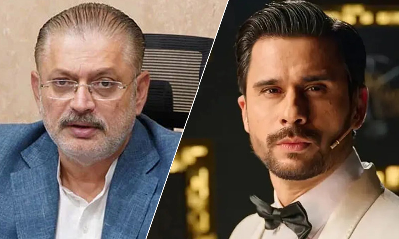 تابش ہاشمی اور شرجیل میمن