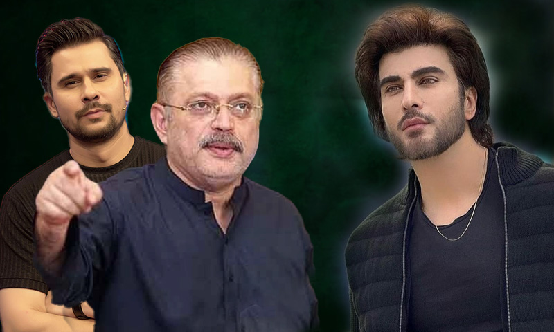 تابش ہاشمی کے بیان پر شرجیل میمن برہم، عمران عباس نے کھل کر حمایت کر دی